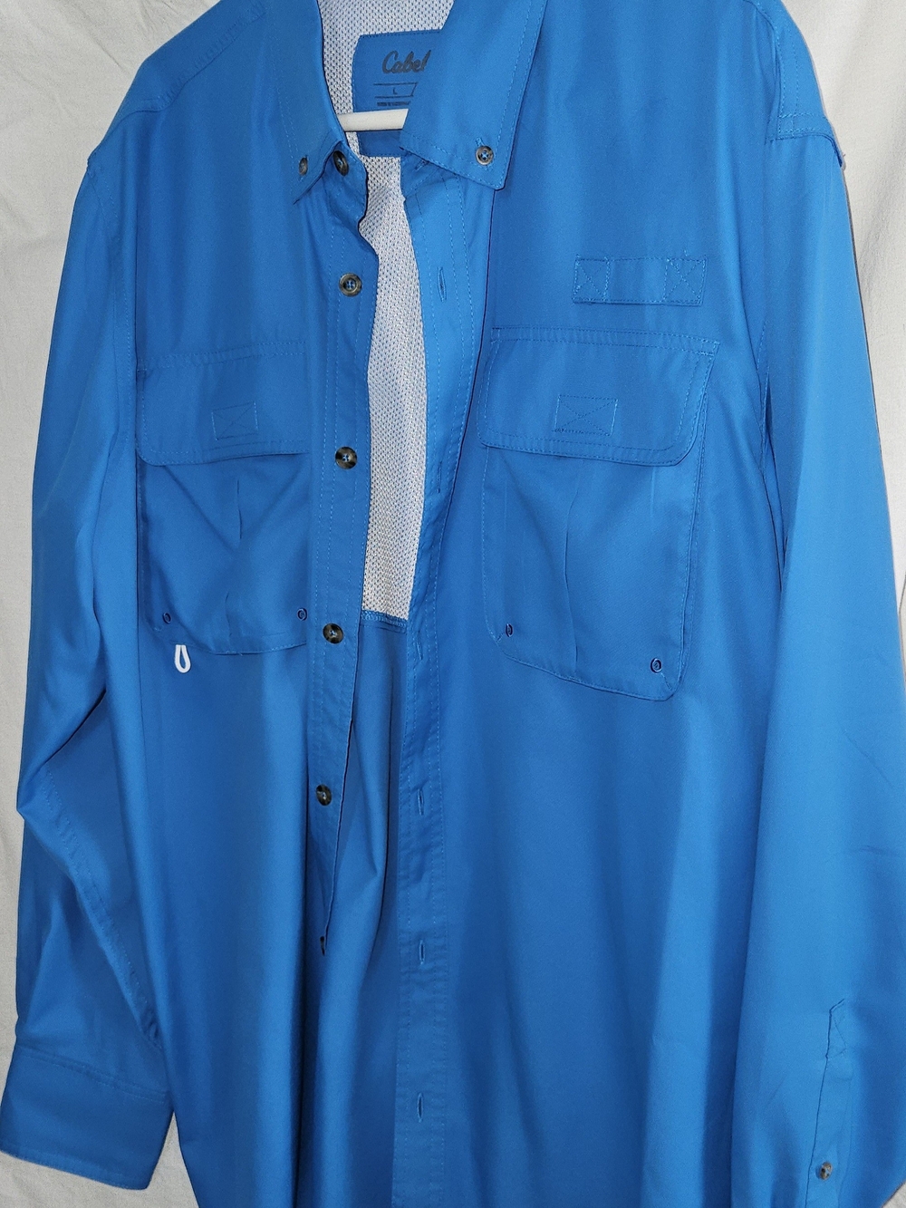 Cabela's Bright Blue Lightweight Men's Shirt Jacket